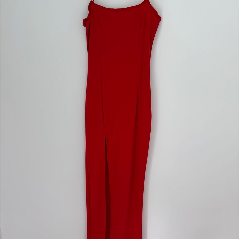 Elegant Red Evening Gown